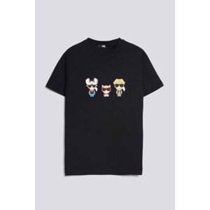 Tričko karl lagerfeld unisex mini k/hero t-shirt černá xs