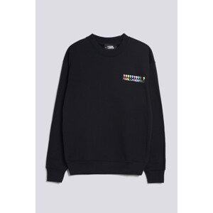 Mikina karl lagerfeld unisex k/pride sweatshirt černá xs