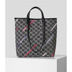 Kabelka karl lagerfeld k/monogram dnm print tote různobarevná none