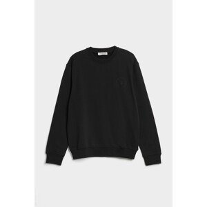 Mikina trussardi sweatshirt roundneck cotton fleece černá l