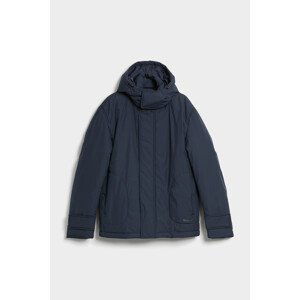 Kabát trussardi coat ripstop wr modrá 56