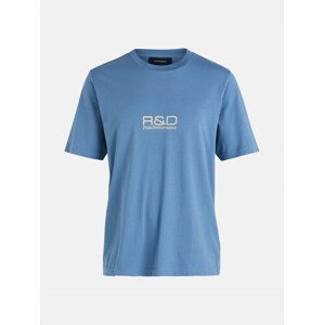 Tričko peak performance m r&d scale print t-shirt modrá m