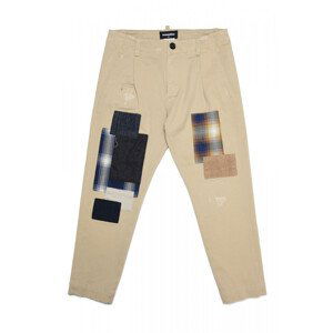 Kalhoty dsquared2 trousers hnědá 12y