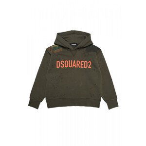 Mikina dsquared2 slouch fit sweat-shirt zelená 16y