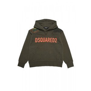 Mikina dsquared2 slouch fit sweat-shirt zelená 8y