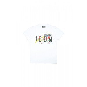 Tričko dsquared2 cool fit-icon t-shirt bílá 4y