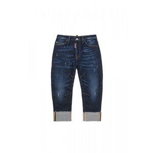 Džíny dsquared2 combat jean trousers modrá 14y