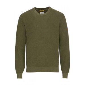 Svetr camel active knit 1/1 crewneck zelená xxl