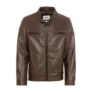 Bunda camel active leather blouson hnědá 50