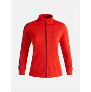 Mikina peak performance w turf zip červená xl