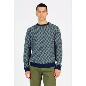 Svetr la martina man tricot crew neck viscose/m modrá xl