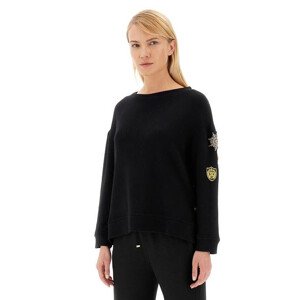 Mikina la martina woman fleece sweater fleece černá 4