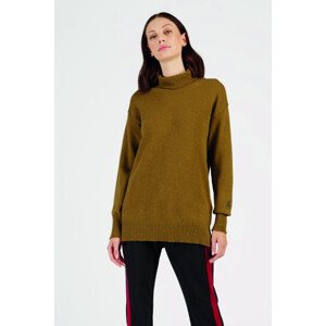 Rolák la martina woman tricot turtle neck alpac hnědá 6