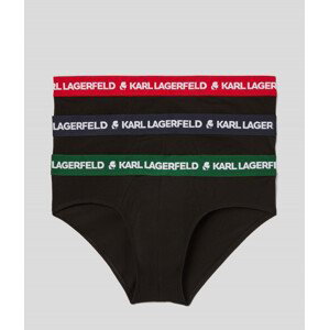 Spodní prádlo karl lagerfeld logo brief multiband 3-pack různobarevná s