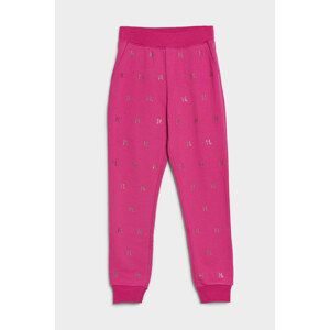 Tepláky karl lagerfeld monogram rhinestone sweatpants růžová m