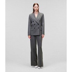 Sako karl lagerfeld double breasted suit blazer šedá 44