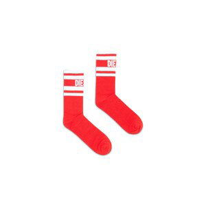 Ponožky diesel skm-ray socks červená l