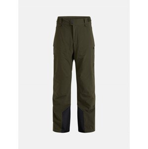 Kalhoty peak performance m maroon pants zelená s