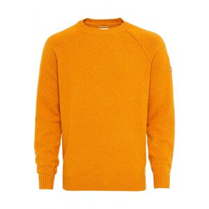 Svetr camel active knit 1/1 crewneck oranžová l