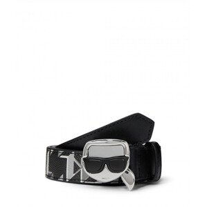 Opasek karl lagerfeld k/ikonik 2.0 md hip belt černá l