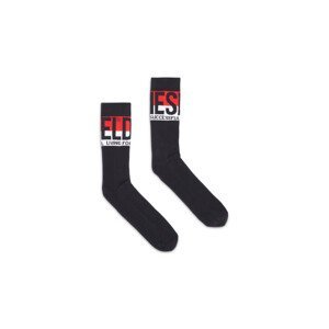 Ponožky diesel skm-ray socks černá s