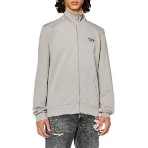 Mikina diesel s-ginni-zip-od sweat-shirt šedá m