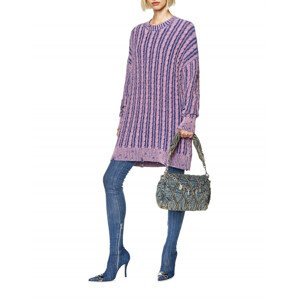 Šaty diesel m-pantesse knitwear růžová xs