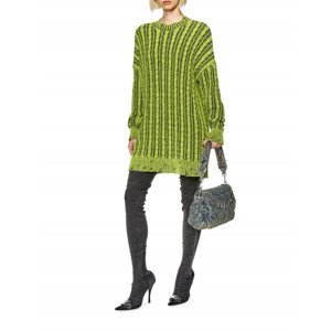 Šaty diesel m-pantesse knitwear zelená xs