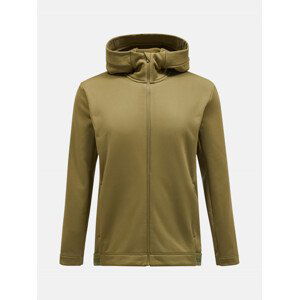 Mikina peak performance m rider tech zip hood zelená s