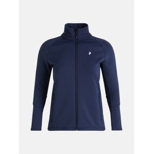 Mikina peak performance w rider zip jacket modrá l