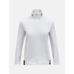 Mikina peak performance w rider tech zip jacket bílá xl