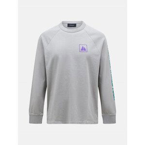 Tričko peak performance fwt stowaway ls tee šedá xxl