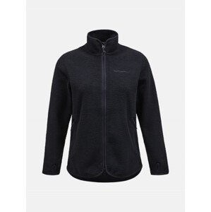 Mikina peak performance w pile zip jacket černá l