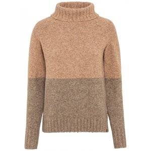 Svetr camel active knitwear hnědá xs