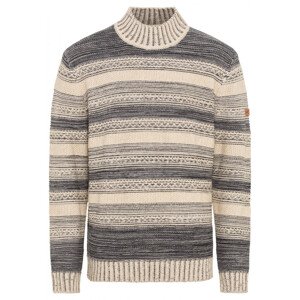 Svetr camel active knitted rollneck šedá m