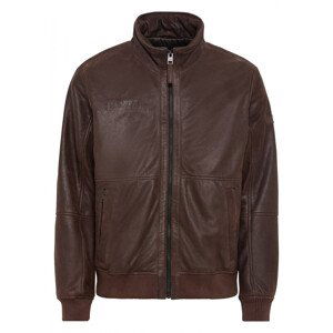 Bunda camel active leather blouson hnědá 48