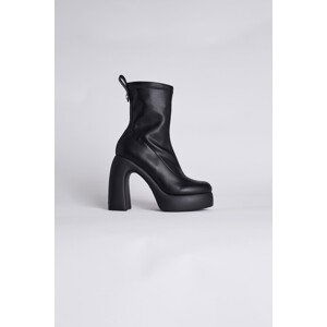 Kotníková obuv karl lagerfeld stretch boot mid černá 38