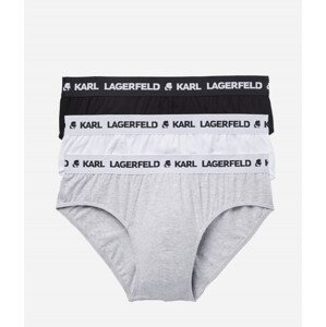 Spodní prádlo karl lagerfeld logo briefs set 3-pack různobarevná m