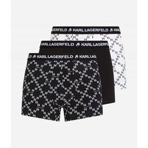 Spodní prádlo karl lagerfeld logo monogram trunk set 3-pack různobarevná s