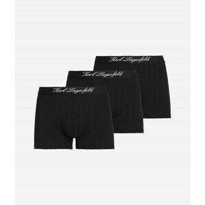 Spodní prádlo karl lagerfeld hotel karl trunk set 3-pack černá l