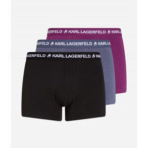 Spodní prádlo karl lagerfeld logo trunk multiband 3-pack různobarevná s