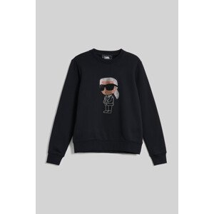 Mikina karl lagerfeld ikonik 2.0 karl rs sweatshirt černá l