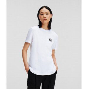 Tričko karl lagerfeld ikonik 2.0 oversize t-shirt bílá m