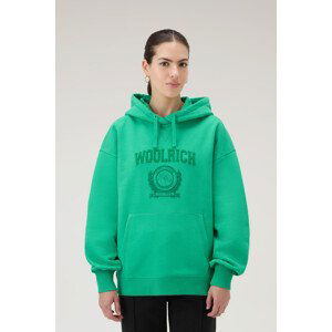 Mikina woolrich woolrich ivy hoodie zelená xs