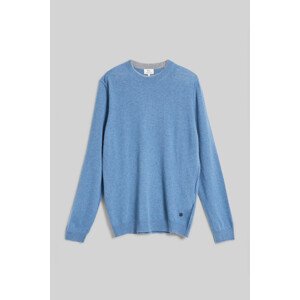 Svetr woolrich merinos crewneck pullover modrá xxxl