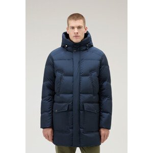 Bunda woolrich premium down parka modrá xxl