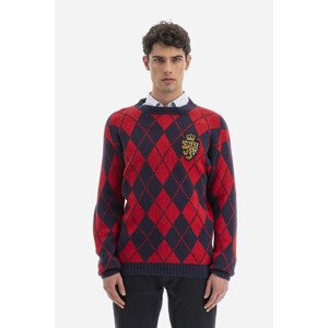 Svetr la martina man sweater crew neck merino b modrá xxl