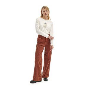 Kalhoty la martina woman pants corduroy oranžová 40