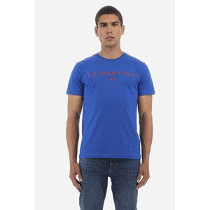 Tričko la martina man t-shirt s/s jersey modrá xl