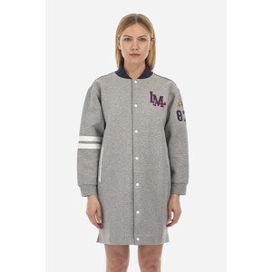 Mikina la martina woman sweatshirt double jersey šedá 3